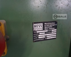 Maschine: HESS  Verleimpressen