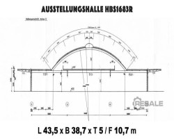 Maschine: THAL STAHLBAUHALLEN  Stahlhalle Ausstellungshalle Verkaufshalle Rückbau