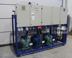 Maschine: BITZER 4HE-18Y-40P (x2), 4H-15.2Y (x1 Kältemittelverdichter-System
