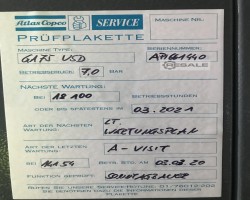 Maschine: ATLAS COPCO GA75VSD Druckluftkompressor