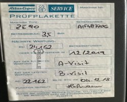 Maschine: ATLAS COPCO ZE 90 Druckluftkompressor