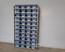 Maschine: SCHäFER R3000 2278x300mm Bito  Kisten- Fachboden- Magazinregal