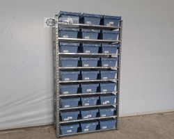 Maschine: SCHäFER R3000 R3000 2278x400mm Bito  Kisten- Fachboden- Magazinregal