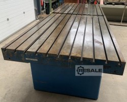 Maschine: CAST IRON BED 3650 x 1370 x 150 mm Montagetische