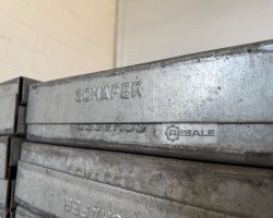 Maschine: SSI SCHäFER frame depth 950mm Hochregallager Stahlpaneele Einlegeboden