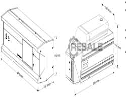 Maschine: MARKEM IMAJE 5800 Großschriftdrucker Wachsbasis