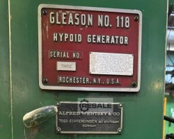Maschine: GLEASON 118 Zahnradhobelmaschinen