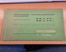Maschine: HEIDELBERG 54x77 and 56 x 77 