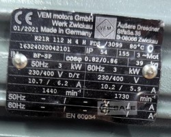 Maschine:  Circulatorfor Miwe Kessel Bottich