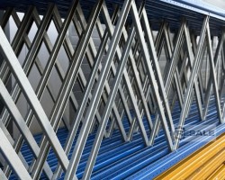 Maschine: JUNG HEINRICH ESMENA lenght: 30,98 lfm. Palettenregale