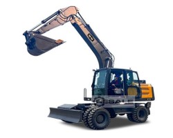 Maschine: MüLLER MACHINERY RB 135 / 150 Radbagger