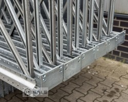 Maschine: DEXION  P90 lenght: 36,91 lfm. Palettenregale