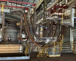 Maschine: CONCAST  EAF Stahlwerk mit Knüppelgießanlage