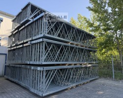 Maschine: DEXION P90 lenght: 14,10 lfm. Palettenregale