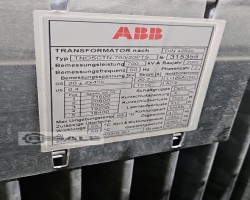 Maschine: ABB Dyn5 Transformator 700 kVA 20/0,4 kV Öltrafo Bj. 2002