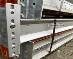 Maschine: DEXION P90 lenght: 15,60 lfm. Palettenregale