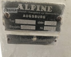 Maschine: D+E Alpine 630 C
