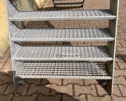 Maschine:  Stahltreppe, Übergangstreppe Arbeitsbühne, Stahltreppe