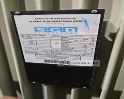 Maschine: SGB Dyn5 Transformator  160 kVA 20/0,42 kV