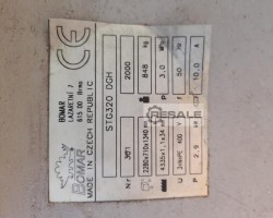 Maschine: BOMAR STG 320 DGH Bandsägen