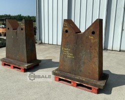 Maschine:  Cast iron V supports Aufspannwinkel