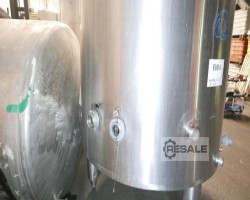 Maschine:  2,000 liter rinsing milk tank Edelstahlsilos