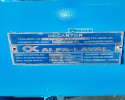 Maschine: ALPHA LAVAL 15W AVNX 416B-31G Dekanter