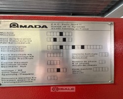 Maschine: PRESSE PLIEUSE AMADA AMADA ¨PROMECAM 2000X50T CNC CNC Abkantpressen