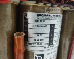 Maschine: TRANSFORMATOR MICHAEL RDRK 30/36 Ersatzteile