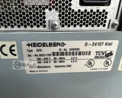 Maschine: HEIDELBERG Quasar 4570 Filmbelichter
