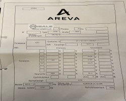 Maschine: AREVA UTHA Transformator AREVA