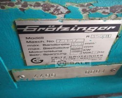 Maschine: GROTZINGER R 350 . 11 Bandrichtmaschinen