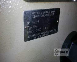 Maschine: MATTHES U. SCHULZE SP 3 universal Federschlagpresse 45 kN