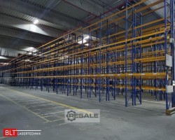 Maschine: JUNGHEINRICH DELTA ca. 14,10 lfm. 7,5m H Palettenregale