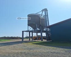 Maschine: HEDEMANN SILOTECHNIK 2x 25 t, Pellet 800 kg/m³ Elevator Silo Pelletsilo unterfahrbar, 2x 25 t