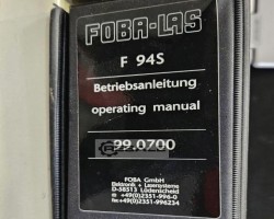 Maschine: FOBA FOBALAS 94S Laser-Beschriftungsmaschinen