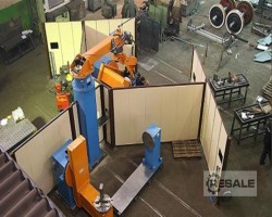 Maschine: CLOOS ROMAT 350 ROTOL Roboterschweisszellen