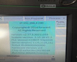 Maschine: ELITE ROBOTS EC63 Cobot