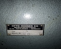 Maschine: HOHNER Tiegel 