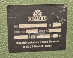 Maschine: KRAMER TM 1 a Tafelscheren