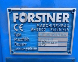 Maschine: FORSTNER MST 1250 100-5-FE-HOV Blechspaltanlage