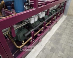 Maschine: BITZER 4DTC-25K-40P (x4), 4FTE-20K-40 Komplette Co2-Kühlanlage 265 kW