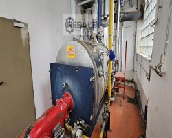 Maschine: LOOS 1250 kg/h x 10 bar Dampfkessel