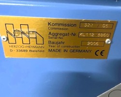 Maschine: HERZOG HEYMANN KL-112 Falzmaschinen