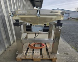 Maschine: ALLGAIER D 950/1 Vibrall Vibrationssieb 950 mm Ø in Edelstahlausführung