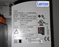 Maschine: LENZE EF1503A, EPZ10201 APPL + Inv 8 Antriebssteuerung Weiss,