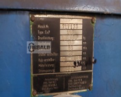 Maschine: MÜLLER EXP 100 Einständer-Exzenterpressen