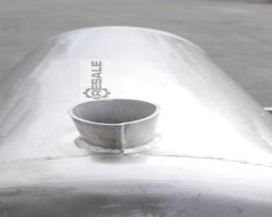 Maschine:  110 Liter Lagertank liegend rund aus V2A