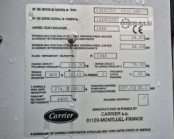 Maschine: CARRIER 30 HXC 265 Chiller