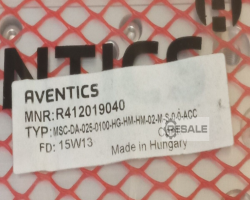 Maschine: AVENTICS MSC-DA-025-0100-HG-HM-HM-02-M- Kompaktschlitten Minischlitten